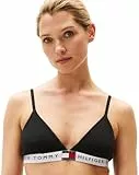 Tommy Hilfiger Damen Triangel BH mit Logobund, Schwarz (Black), XS