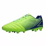 DREAM PAIRS Herren Fußballschuhe Professionelle Trainingsschuhe Stollen Spikes Cleats Outdoor Sport Football Schuhe,Size 43,Neon/Grün/Königlich,SUPERFLIGHT-1