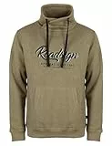 ROADSIGN australia Herren Sweatshirt meliertes Tube für gemütliche Stunden mit modernem Twist beige, XL