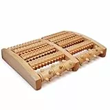 Fußmassageroller Holz Durchblutungsförderndes Fußmassagegerät Fußroller Holzroller Fußmassage Fersensporn Massagegerät Entspannung durch Triggerpunkt-für Vorbeugung & Linderung von Schmerzen