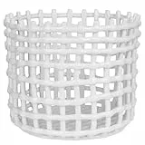 BUTLERS Keramik Korb groß Ø24cm H20cm CRAFT| robuster Aufbewahrungskorb | pflegeleichtes Deko-Objekt | für Badezimmer, Küche & gedeckten Tisch