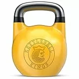 Kettlebell Kings | 33mm Competition style Kettlebell Weights For Women & Men | Designed For Comfort in High Repetition Workouts | Superior Balance For Better Workouts (18KG)