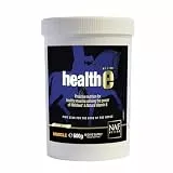 NAF Health‑E 600 g - Muskel-Ergänzungsfutter für Pferde | Vitamin E & SOD‑Antioxidantienformel | Unterstützt Muskelfunktion, Regeneration, Immunsystem & Leistungsfähigkeit