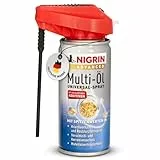 NIGRIN Advanced Multi-Öl, Multifunktionsöl, herausragende Schmierwirkung und Kriecheigenschaft, Verschleiß- und Korrosionsschutz, reinigt Kuststoff und Metall, 100 ml