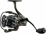 Abu Garcia Spinnrolle, Spike S Spinnrollen, Raubfischangeln, Süßwasserangler, Barsch, Hecht, Zander, Schwarz, 6,2:1 Übersetzung, robust & leicht, 7+1 Lager, 3000SH