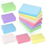 ELAKIRI 1200er Karteikarten a8 Liniert,150g/m² Verdicktes Papier Bunt Lernkarten,5.2 x 7.4cm Klein Flashcards für Vokabelkarten,Formeln und Notizen,Index Cards für Büro Schule Präsentation Vortrag