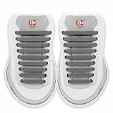 INMAKER Silikon Schnürsenkel Ohne Binden, Elastische Schnürsenkel für Kinder und Erwachsene, Gummi schnürsenkel für Sportschuhe und Laufschuhe