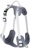 Kerbl Pet Geschirr Fitty, Hundehalsband, Hundegeschirr, 25mmx50-85cm, grau, beige, Nylon, Hunde, sportliches Y-Geschirr