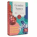 Gemüsesamen - 12 samenfeste bunte Garten-Gemüsesorten für den Garten, das Hochbeet und den Balkon - simpel & ertragreich - Einsteiger-Saatgutset als kleines Geschenk oder für den Eigenbedarf
