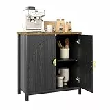Lvifur Sideboard, Küchenschrank mit 2 Türen für Wohnzimmer, Küche, Esszimmer,80cm Breit Küchenbuffet aus Holz mit Arbeitsplatte & Ausreichend Stauraum für Flur