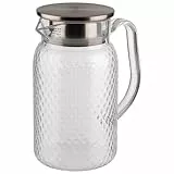 APS 10692 Saft-/ Wasserkanne in transparent Ø 10 cm, Höhe 19 cm, 1 Liter