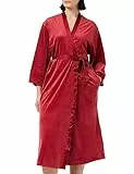 Triumph Women's Velour Robe Bademantel, Mannish Red, 36/38