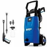 Nilfisk C 110.7 Bar Hochdruckreiniger + Schaumsprüher - Mini Pressure Washer für die Reinigung von Außenbereichen und Autowäsche (1400 W)