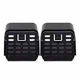 Elprico Präziser Dachrinnen-Fallrohranschluss, Auslassfilter, Einfache Installation, Zubehör für 3 X 4-in-A-Entwässerungssystem (Black)