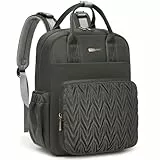 Pomelo Best Wickelrucksack Mittelgroß Stylischer Wickeltasche Rucksack Baby Tasche mit Wickelunterlage für unterwegs Diaper Bag Gepolstert mit Quiltmuster
