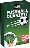 Spielefabrik Fußball QUARTETT | Fussball-Kartenspiel für Jungs ab 7 Jahre zu Spielern, Weltmeisterschaften & Nationalmannschaften | Geschenk, Mitbringsel, Trumpf-Quartett für Fußballfans 2026