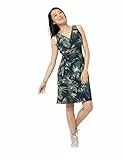 Jack Wolfskin Damen WAHIA Tropical Dress Schnelltrocknendes Kleid, Midnight Blue All Over, S