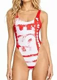 Diesel Damen Bfsw-Pamela Intero Schwimm-Slips, Rot (Racing Red), L