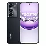 realme 14x 5G Smartphone 8 + 256 GB, Eye Comfort Display 120 Hz, scharfe Kamera mit 50 MP, langlebiger Akku 5000 mAh, Stoßfestigkeit auf Militärqualität, Octa-Core, Schwarz (ohne Adapter)