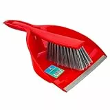 HOMESmith Made in Italy Kehrschaufel und Besen, Rot