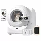 PETKIT Purobot Ultra Selbstreinigende Katzentoilette, Katzenklo Selbstreinigend mit 1080P HD-Kamera,Intelligente Reinigung, Kapazität 70L, Überwachung der Gesundheit AI, Ultra Leise und Sicher