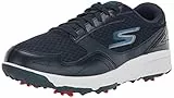 Skechers Herren Torque Sport Fairway Relaxed Fit Spiked Golfschuh, Marineblau/blau, 40 EU