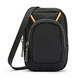 Amazon Basics Große Kompakte Digitalkameratasche mit interner Polsterung für Kameras mit den Maßen 13.2 x 8.1 x 2.5 cm, Einfarbig, Schwarz, Klein