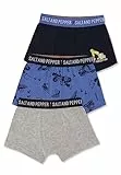 Jungen Boxershorts 3er Set mit Baustellen Motiv