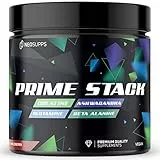 NEOSUPPS Prime Stack Wildberry, Trainings Supplement mit Creatin, Glutamin, Beta Alanin & Ashwagandha, Multi Aminosäuren Pulver, Unterstützung von Muskelaufbau, Regeneration & Leistungssteigerung