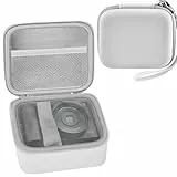 Leayjeen Digitalkamera 4K Tasche, Kompatibel mit FlyFrost/IXNAIQY/JGIPL/TEFTYMON/YiFuar Kameras, Eva Hartschutz-Tragecase mit Innentasche (nur Tasche) Weiß