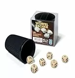Ravensburger 27096 - Würfelbecher + 6 Würfel