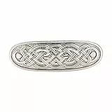 KKJOY Vintage Metall Haarspange Silber, Keltische Knoten Haarklammer Groß, Wirbel Haarnadeln, Gothic Haarspangen Damen, Braut Haarschmuck Hochzeit, Bananenspange für Frauen und Mädchen