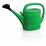 Prosperplast Gießkanne 10 Liter | grün | für Haus & Garten | aus robustem Kunststoff | Gartengießkanne mit Abnehmbarer Brause | zur einfachen Bewässerung von Blumen, Pflanzen & Bäumen (1)