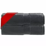 HOMELEVEL Duschtücher Set 2 Stück - Handtuch aus 100% Baumwolle - Badetuch groß 70x140 - Duschtuch Oeko-Tex Zertifiziert - Frottee Handtücher - Handtücher 140x70 - Duschhandtuch in Grau