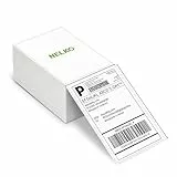 Thermodirekt-Versandetiketten (500 Stück, 10,2 x 15,2 cm), Nelko Thermo-Etiketten für Thermodrucker, kommerzielle Qualität