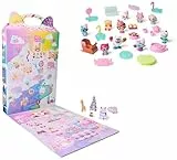 DREAMWORKS GABBY'S DOLLHOUSE: DER FILM - Adventskalender 2025 Süße Winterüberraschung, 24 Überraschungsspielzeuge mit Gabby-Figur, Katzenfreunden & Zubehör, für Kinder ab 3 Jahren