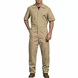 Dickies Herren Kurzärmeliger Overall Arbeitsoverall, Khaki V1, M