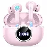 Rinsmola Kabellose Ohrhörer, Bluetooth 5.4 Ohrhörer 2025 Neue kabellose Kopfhörer mit 4 ENC Mikrofonen / Noise Cancelling in Ear Kopfhörer, Deep Bass Stereo Ohrhörer 36H Spielzeit, IP7 Wasserdicht