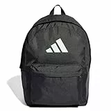 adidas Unisex Classic 3Bars Backpack, Black/White, One Size