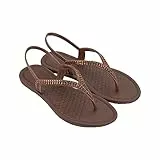 Grendha Damen TODO Dia BRILHA Sand AD Sandale, Dark Brown, 38 EU