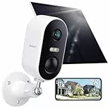 ARENTI 2K/3MP Überwachungskamera Aussen Akku mit Solar IP Kamera, WLAN Kamera Überwachung Aussen, Nachtsicht, 2-Wege-Audio, IP65 Wasserdicht