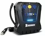 MICHELIN 12V Luftkompressor programmierbar digital Reifenpumpe Auto SUV Fahrrad Notfall Kompressor mit LED Anzeige präziser Reifendruck Schnellaufpumpen