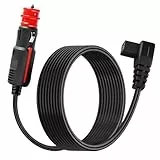 12V-24V Auto Verlängerungskabel 4M für Kühlbox Dometic, Alpicool, Waeco CF, ARB, Setpower, ICECO, KFZ Kühlschrank Kompressor Netzteil Kabel Zigarettenanzünder Stecker Ersatzkabel DC 12V