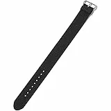 Generisch Ersatzarmband kompatibel mit dem Hume Health Band,gewebtes Nylon-Schlaufenarmband,komfortabler,verstellbarer Soft-Schnallenverschluss für sicheren Halt,angenehmer den ganzen Tag (Schwarz)