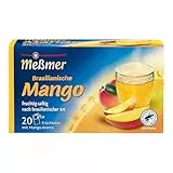 Meßmer Ländertee Brasilianische Mango | Früchtetee mit Mango-Aroma | 20 Teebeutel | fruchtig-saftig