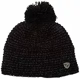 Ziener Unisex INTERCONTINENTAL Bommel-Mütze / warm, gehökelt, Fleece Futter, black, Usex