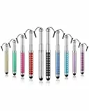 Yizhet 10x universal Stylus Stift Touch Pen Eingabestift für Smartphone Handy Tablet mit kapazitiven Touchscreen