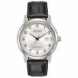 Citizen Herren Analog Quarz Uhr mit Leder Armband AW1231-07A