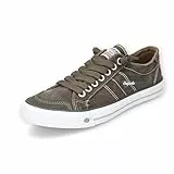 Dockers by Gerli Herren Low-Top Sneaker, Männer Halbschuhe,Freizeitschuhe,Turnschuhe,Laufschuhe,schnürschuhe,schnürer,Khaki,42 EU