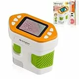 Bresser Junior digitales Handmikroskop mit 2 Zoll Display, optische Vergrößerung 7x-31x, Digitale Vergrößerung 21x-94x, 4K-Foto- & Full-HD-Video-Aufnahme, USB-C